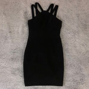 Black bandage dress